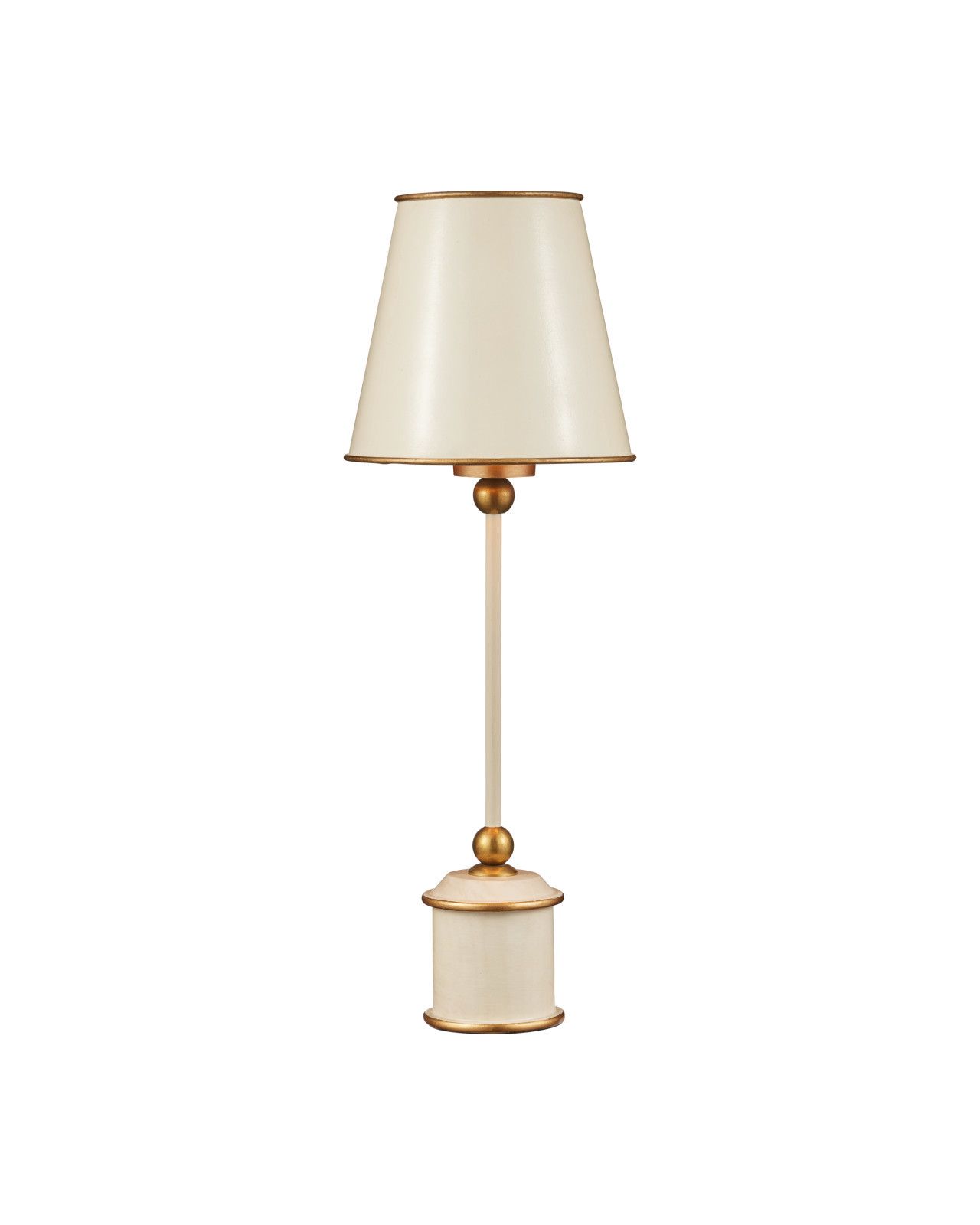 Daphne Ivory Cordless Table Lamp by Currey and Company