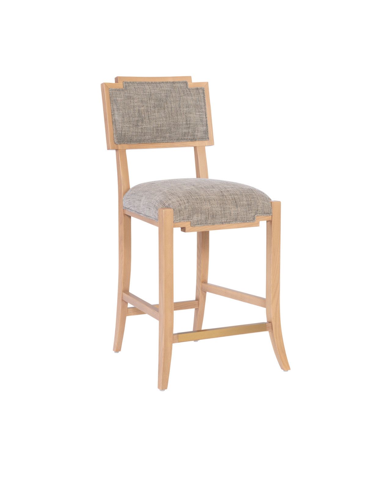 Melanie Blonde Counter Stool, Liller Tortoise by Currey and Company