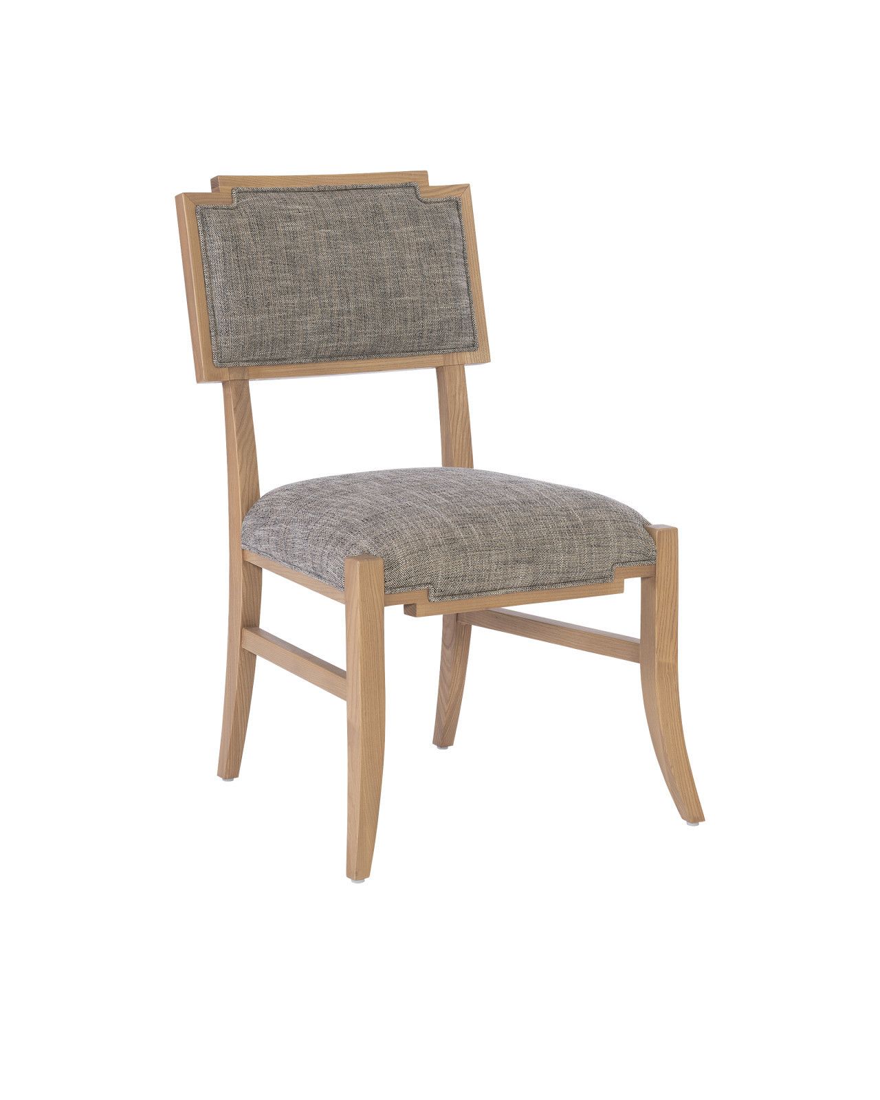 Melanie Blonde Side Chair, Liller Tortoise by Currey and Company
