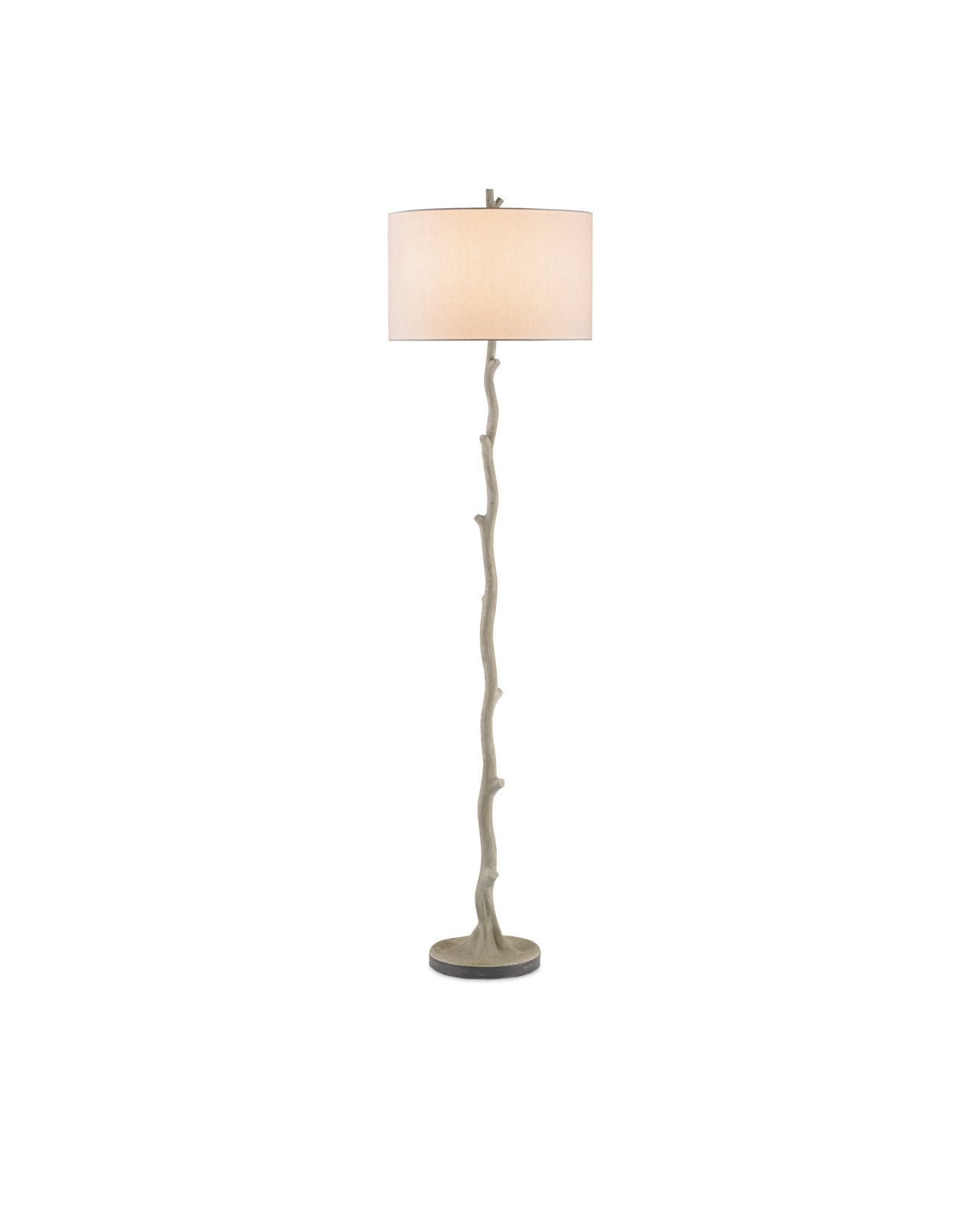 Beaujon Gray Floor Lamp by Currey and Company