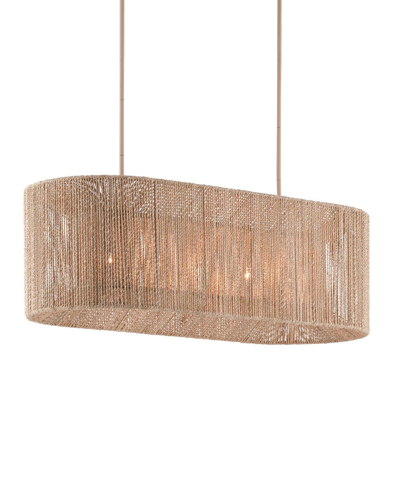Mereworth Oval Chandelier by Currey and Company