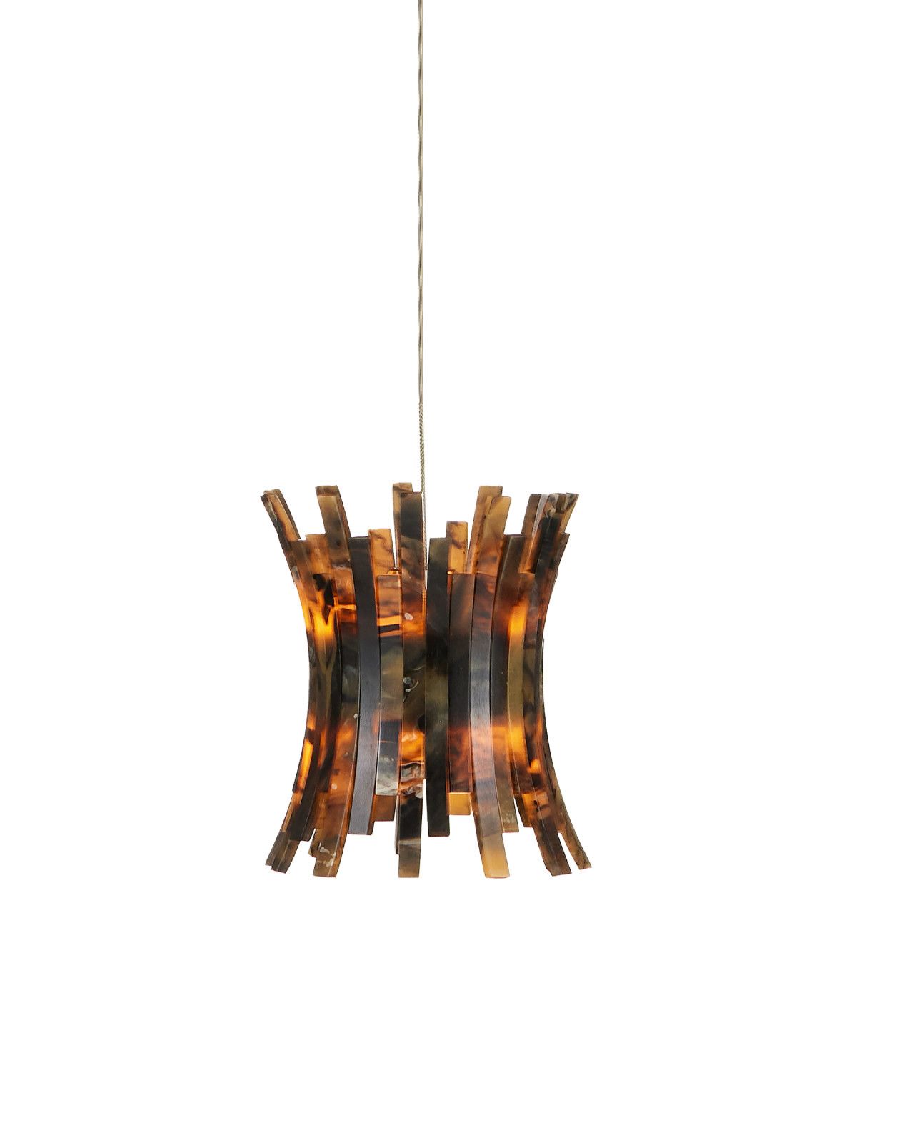 Alsop 1-Light Round Multi-Drop Pendant by Currey and Company