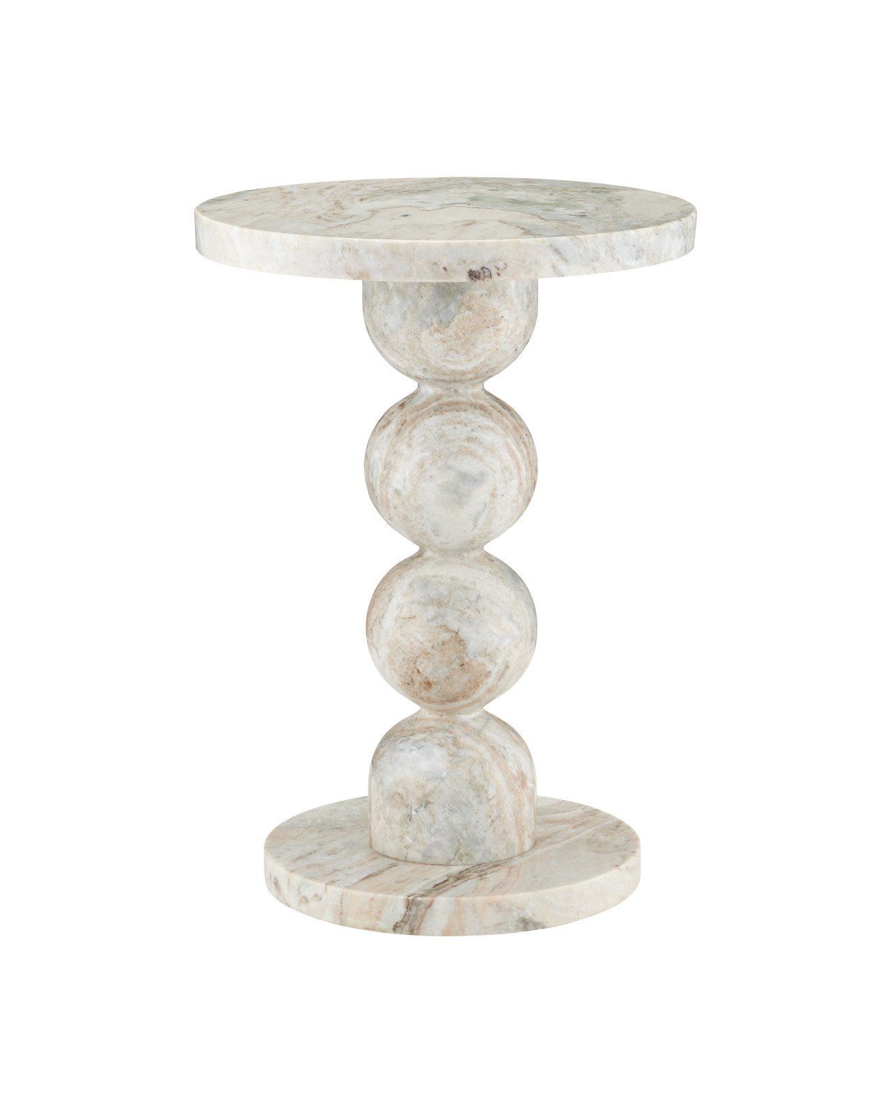 Turner Marble Accent Table by Currey and Company