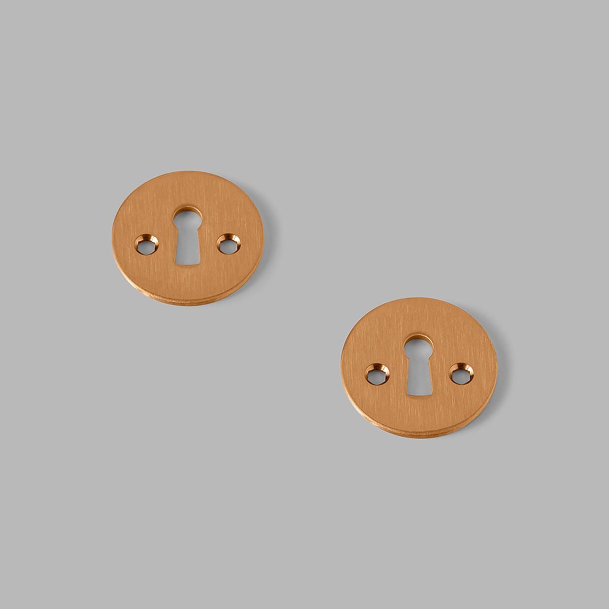 Key escutcheon - PVD copper by d line