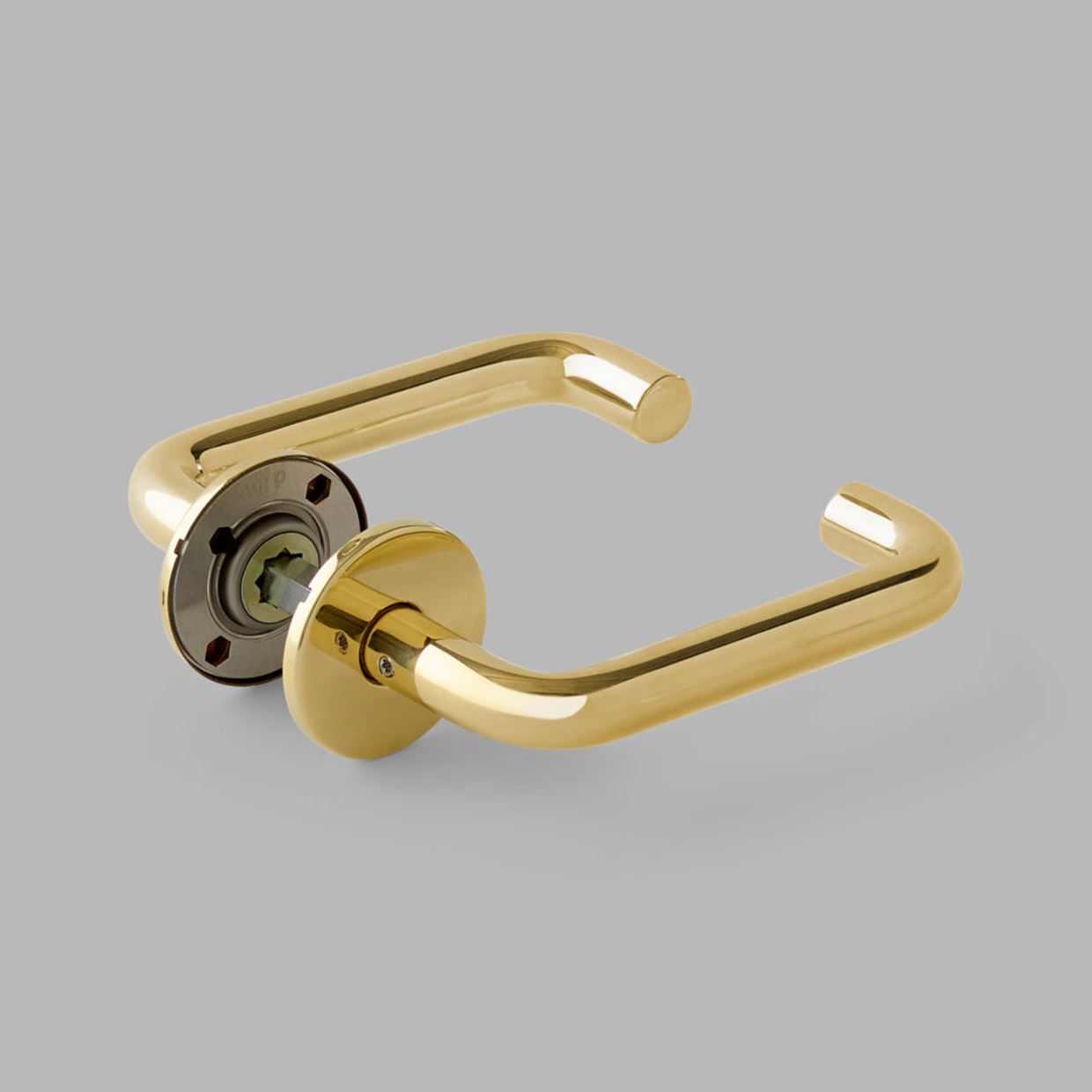Lever handle U - Brass by d line