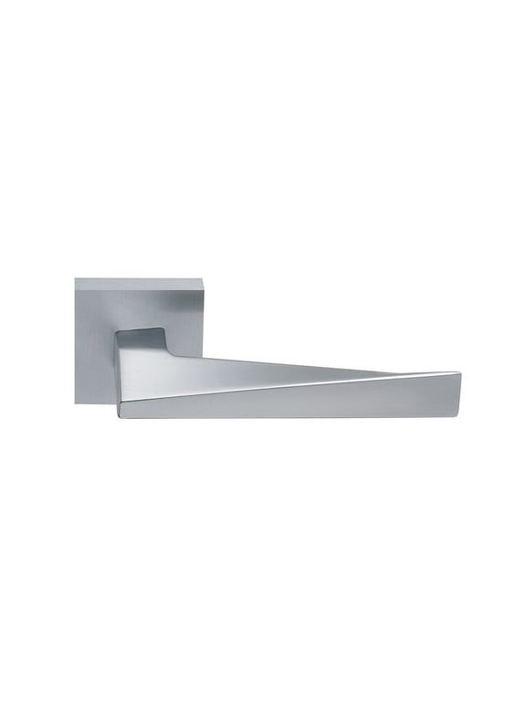 Pair Door handle - Chrome Satine (CS) by Dauby