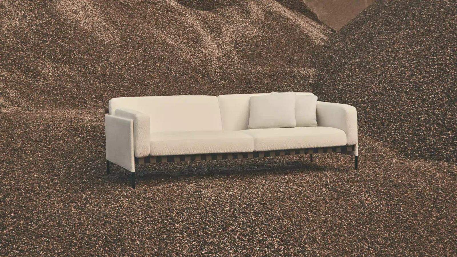 Divanetto da esterno design Étiquette Outdoor by DE PADOVA