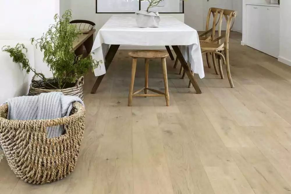 Oiled Ficelle XXL engineered oak flooring by Décoplus Parquets