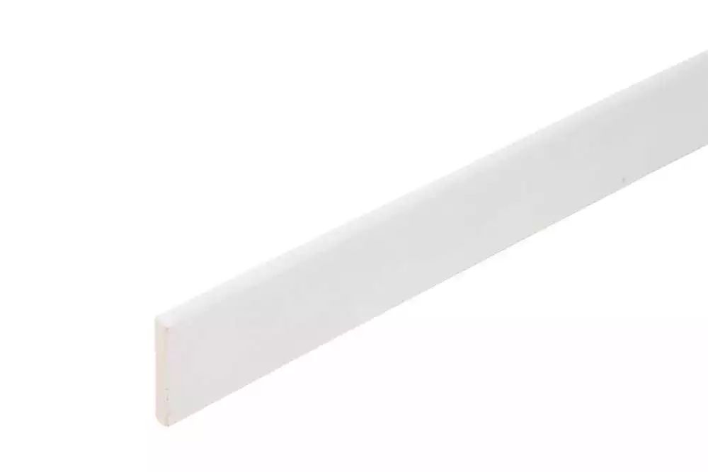 Plinthe blanche 8 cm by Décoplus Parquets