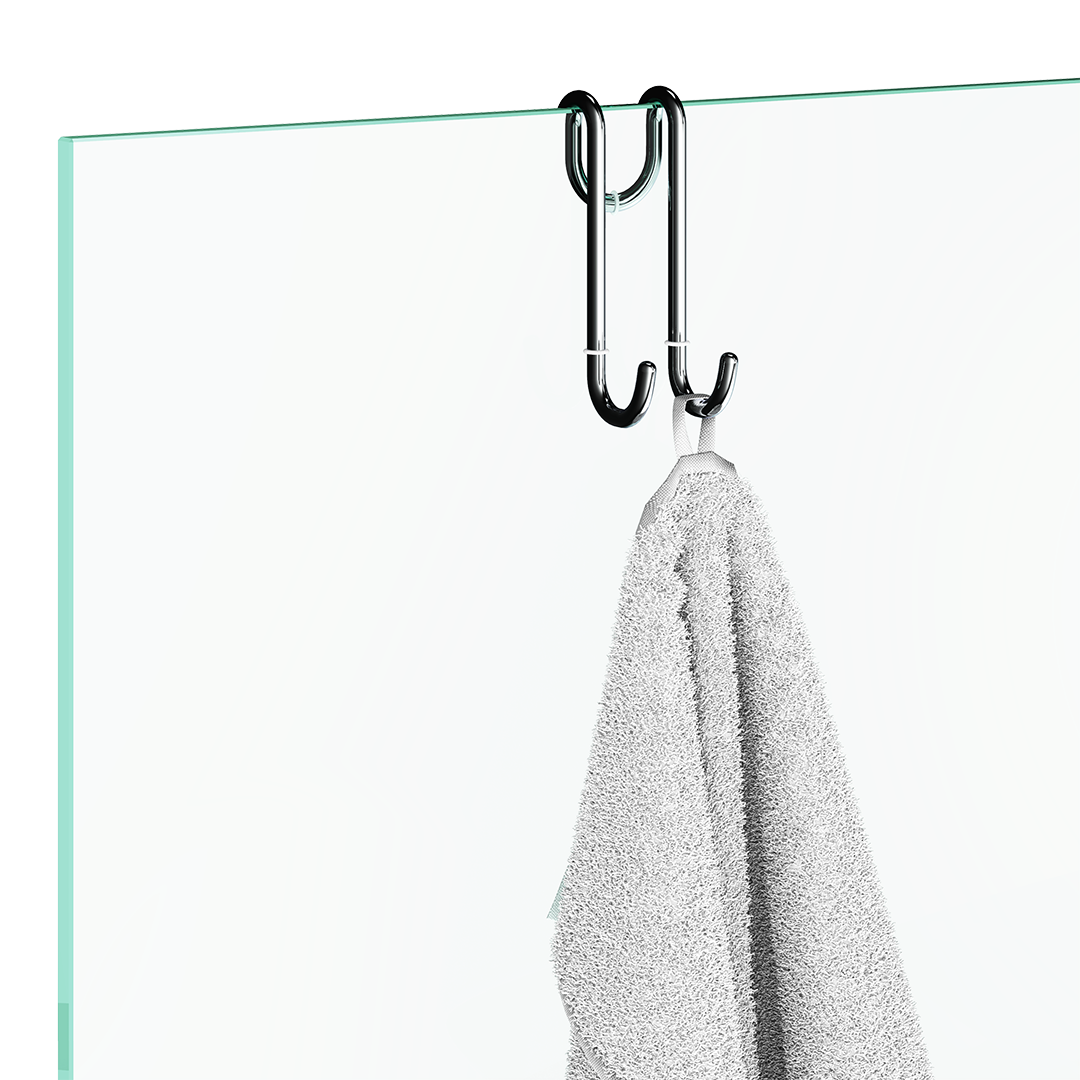DH 1 Hook for shower enclosure by DECOR WALTHER