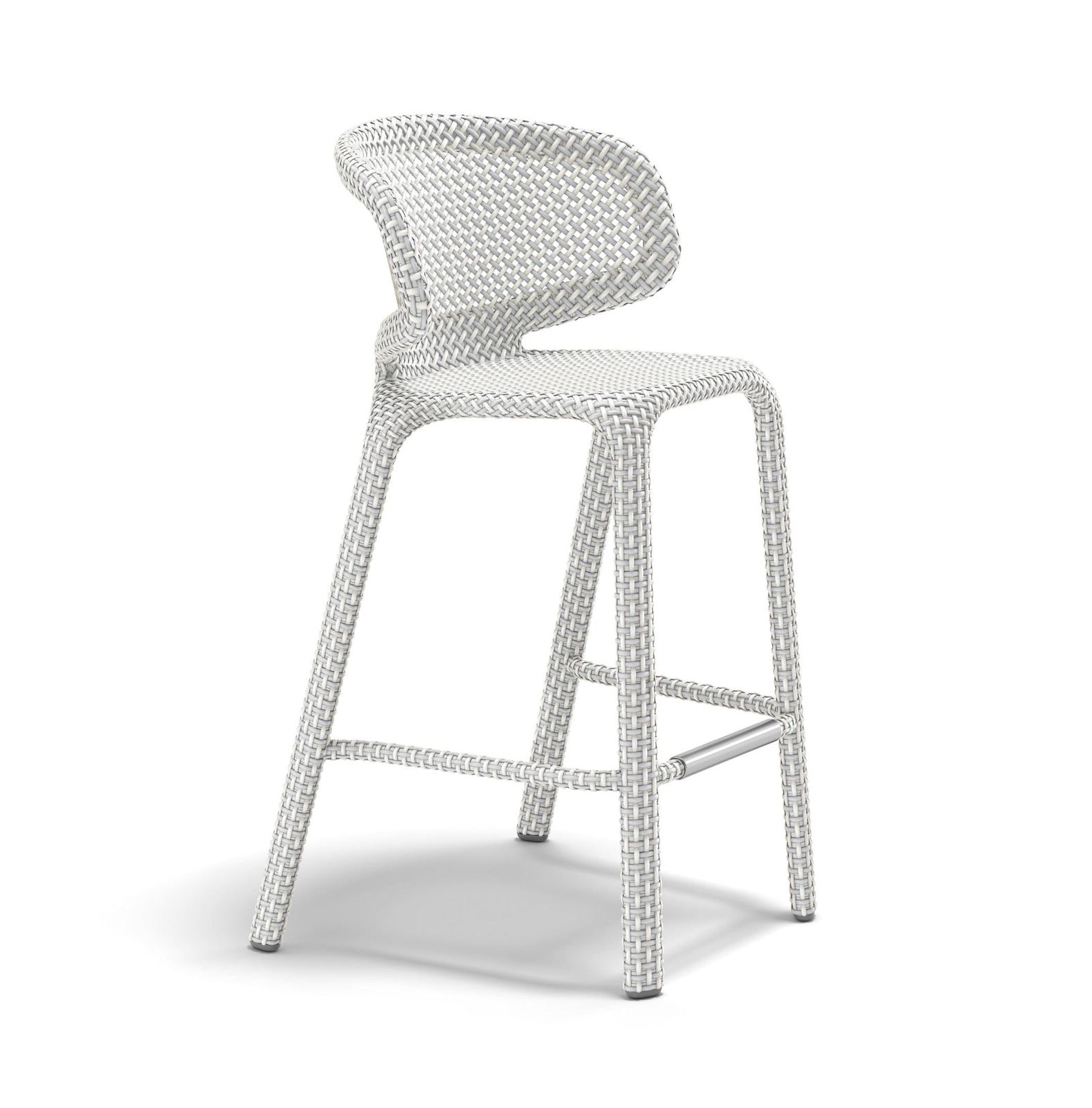 SEASHELL NUO Counter height Barstool by Dedon