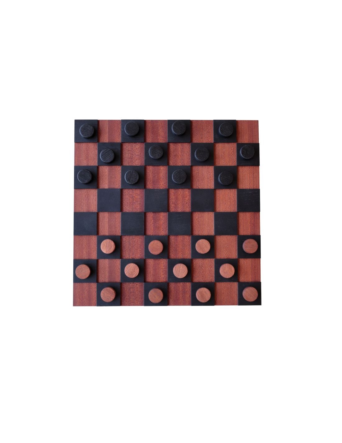 DAMA - Gioco Decorativo in Legno Realizzato A Mano by Deodara
