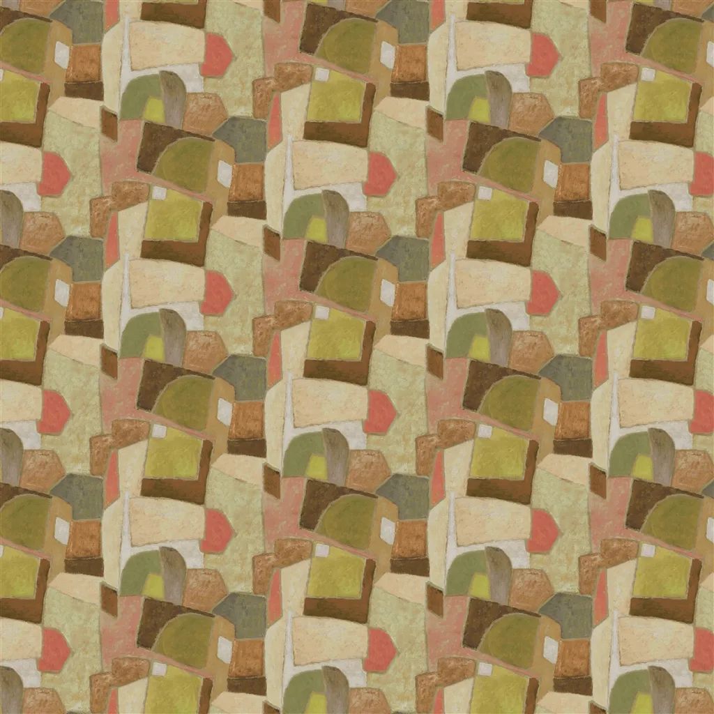Clay Collage Terracotta by Designers Guild