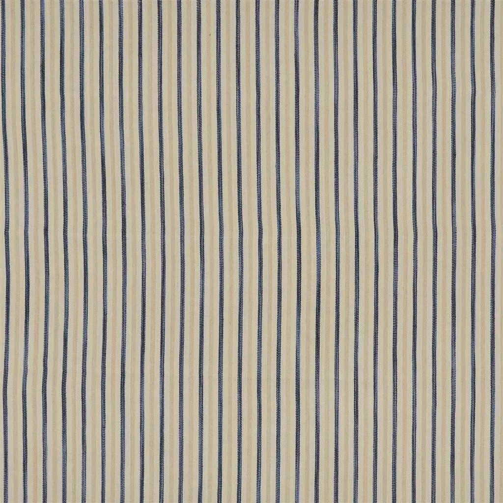 Calvados Ticking - Indigo by Designers Guild