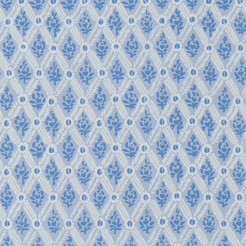 St John Street Trellis Delft by Designers Guild