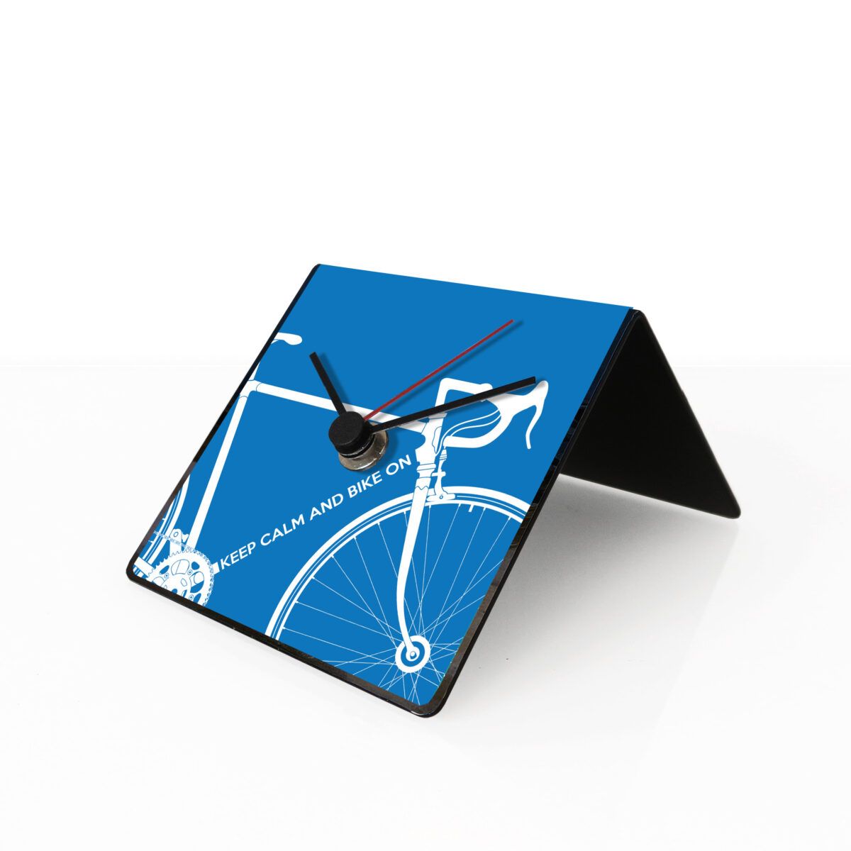 Bike Blue Desk Clock by designobject.it