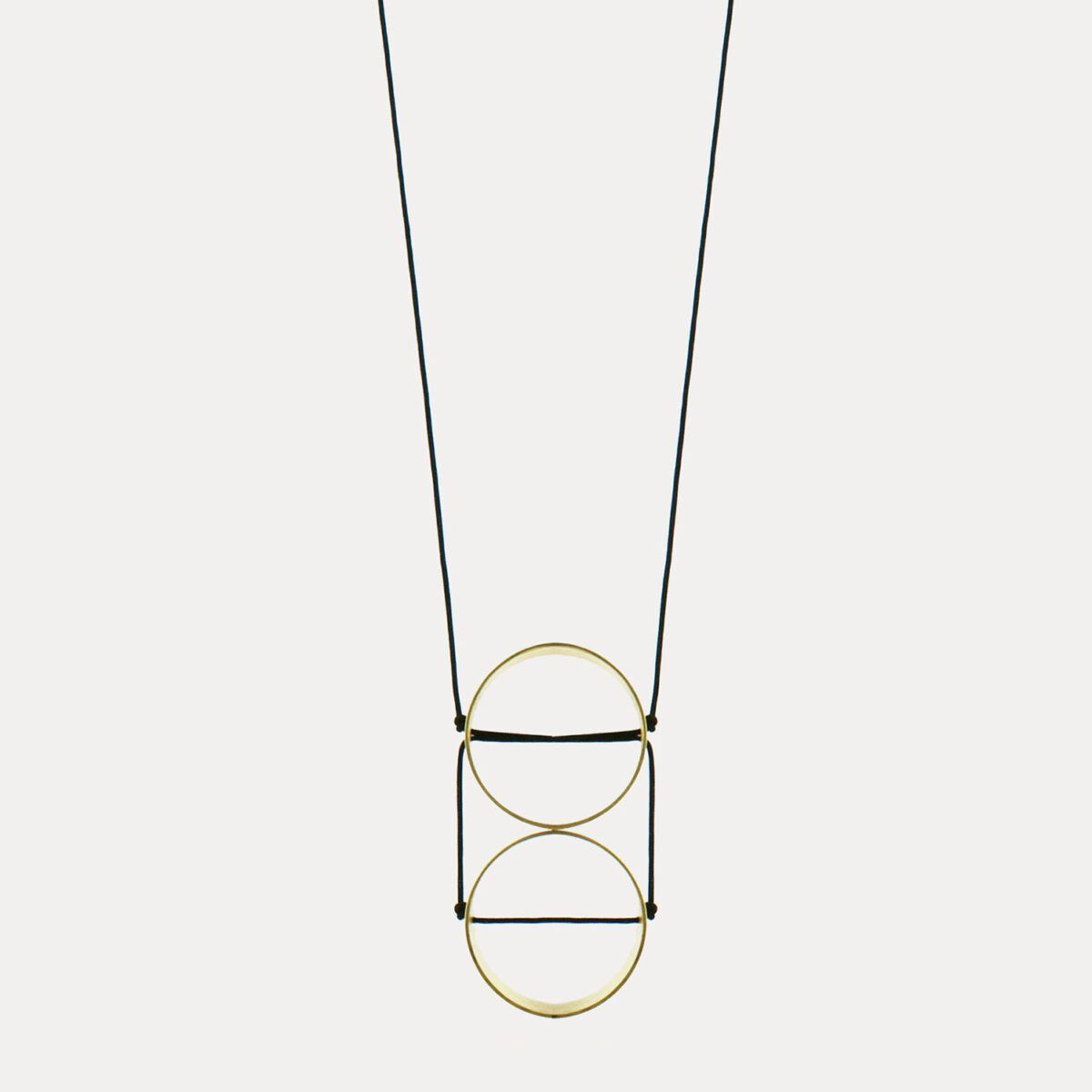 Brass Necklace P3 by designobject.it