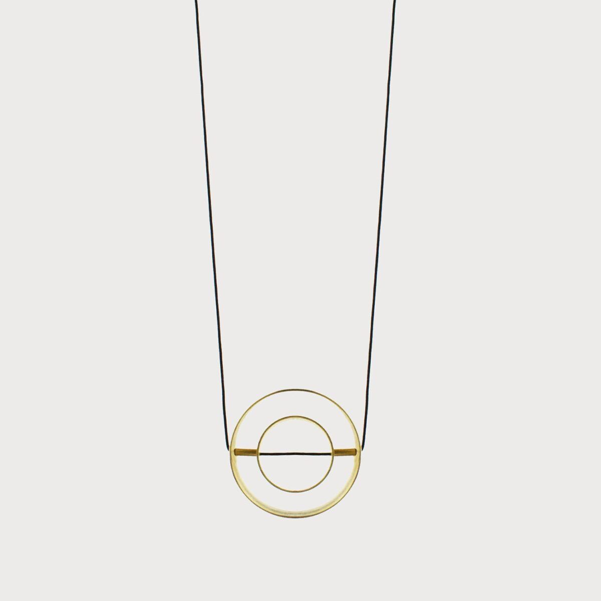 Brass Necklace P4 by designobject.it