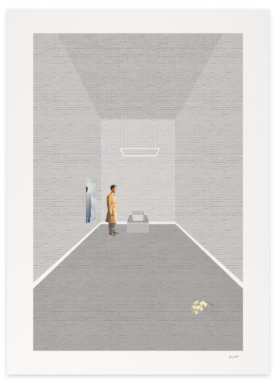 Shop the art print Square room by architect Francisco Rocha by DESPLANS