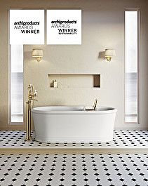 Celine Petite White Bathtub by Devon&Devon