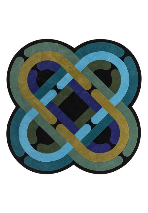 Rug Minotor Nef - Emeraude created by Christian Signorel by Diacasan Edition