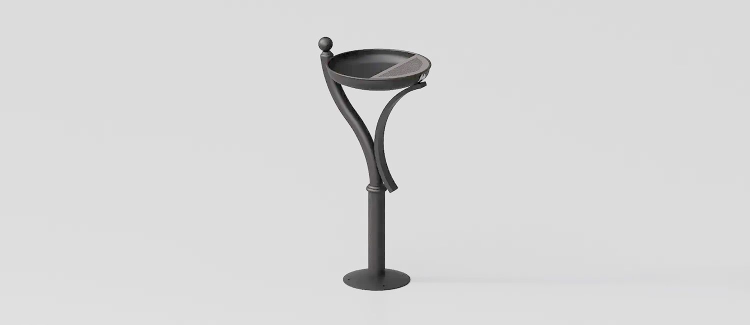 Classic Liberty Style Freestanding Ashtray by DIMCAR
