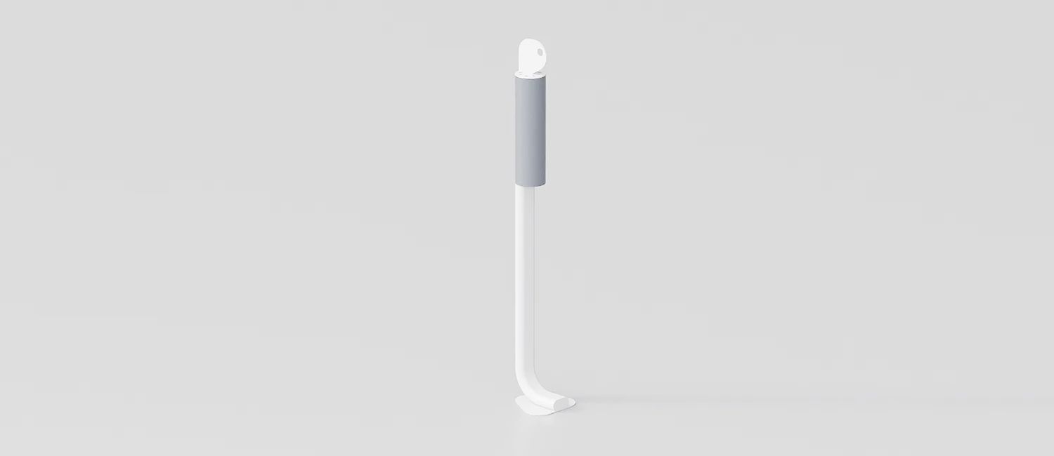 Modern Designer Freestanding Ashtray "ZigoZago" by DIMCAR