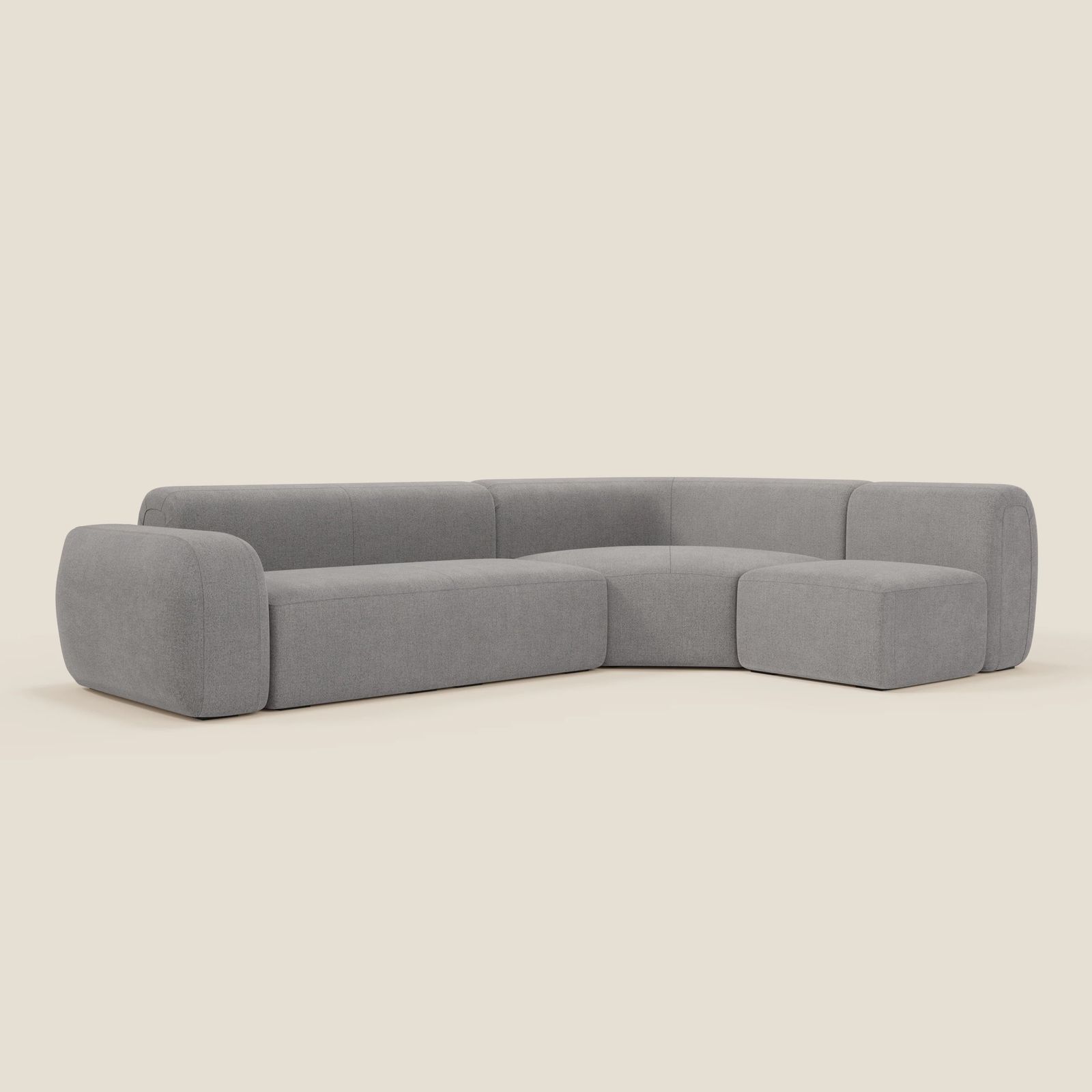 BonBon sofa corner modular and modular - fabric stain-resistant by Divani Store