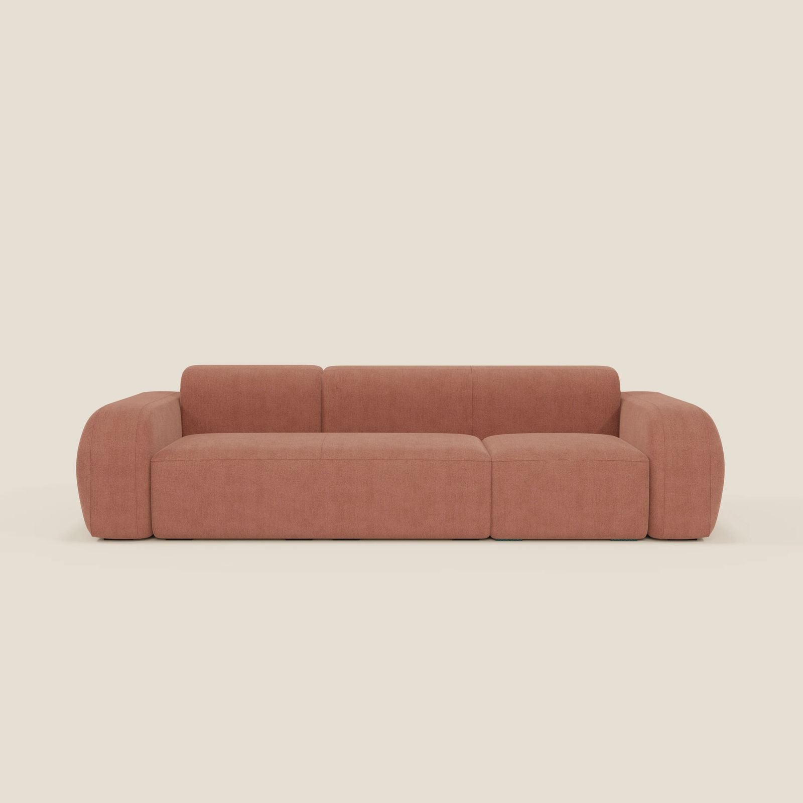 BonBon sofa modular modular – Composizione Spaccamattone in fabric stain-resistant by Divani Store