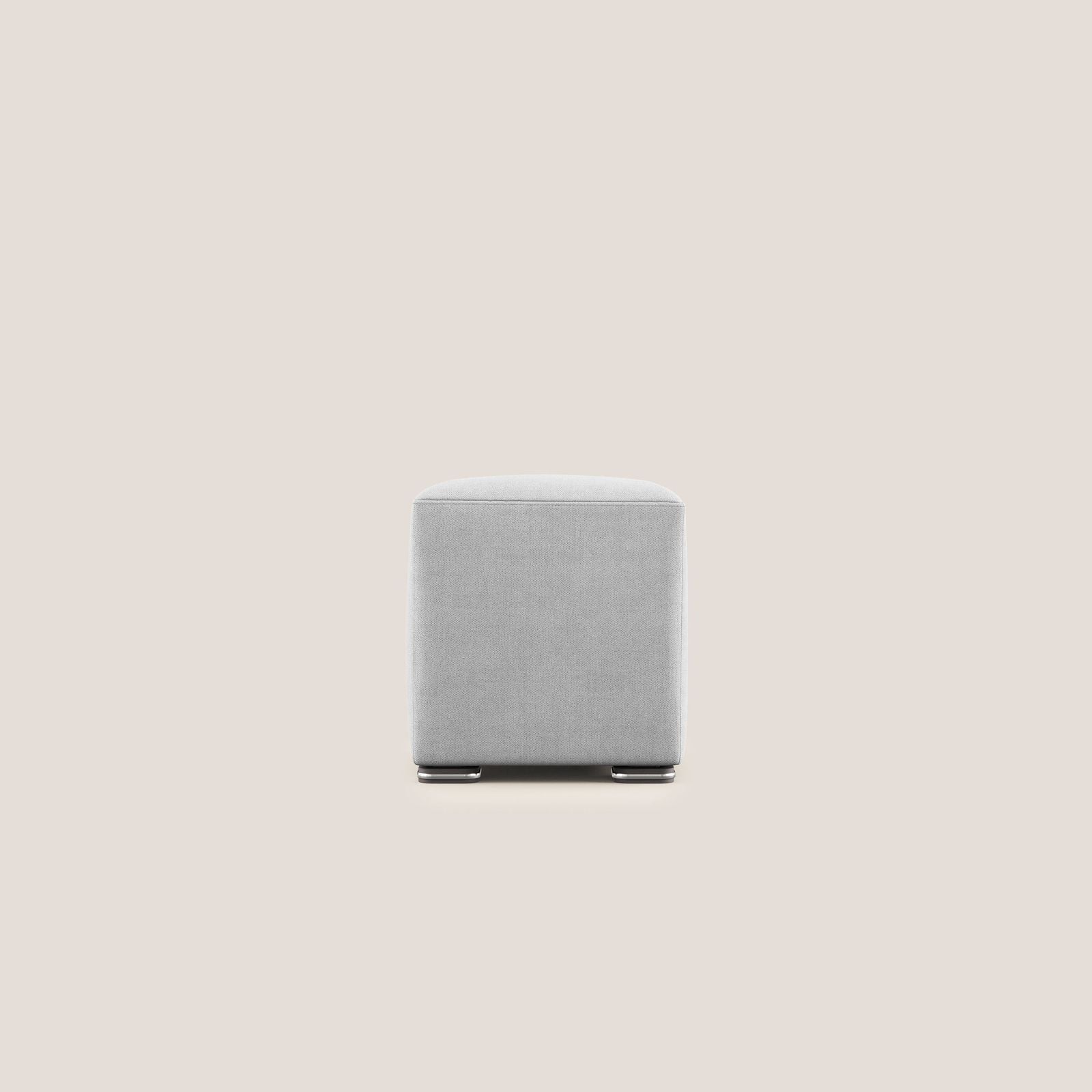 Cube pouf in fabric soft water-repellent by Divani Store