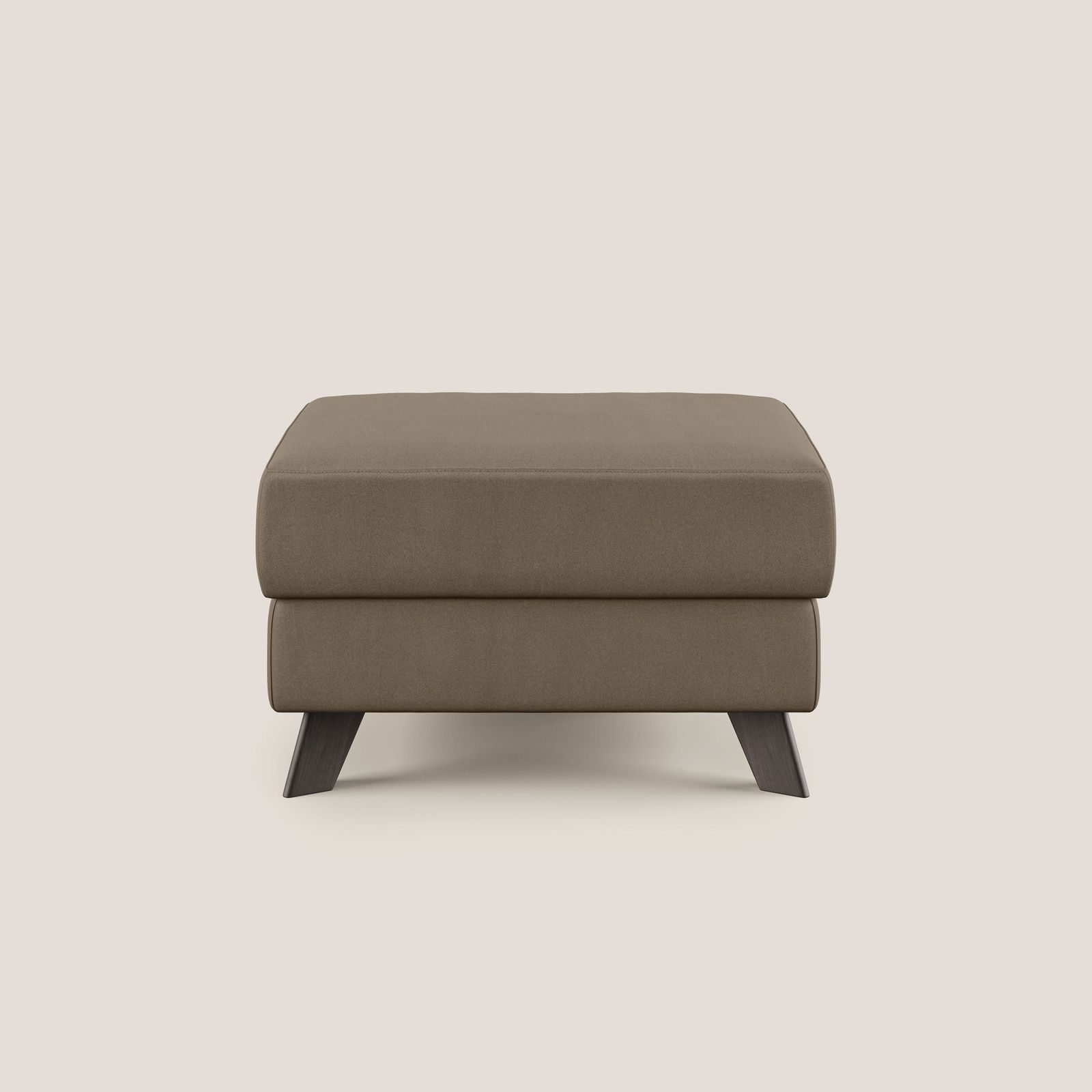 Moon Pouf storage and feet high in microfibre water-repellent by Divani Store