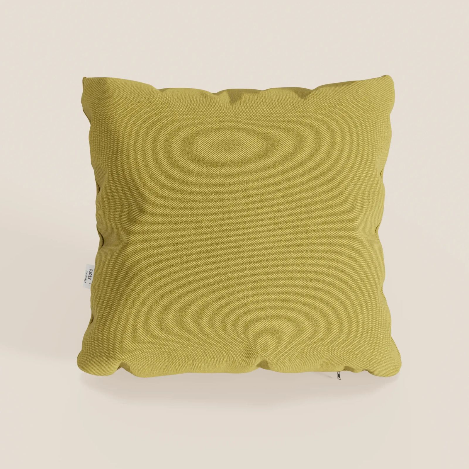 Honey cushion available in various colours made in fabric faux cotton water-repellent by Divani Store
