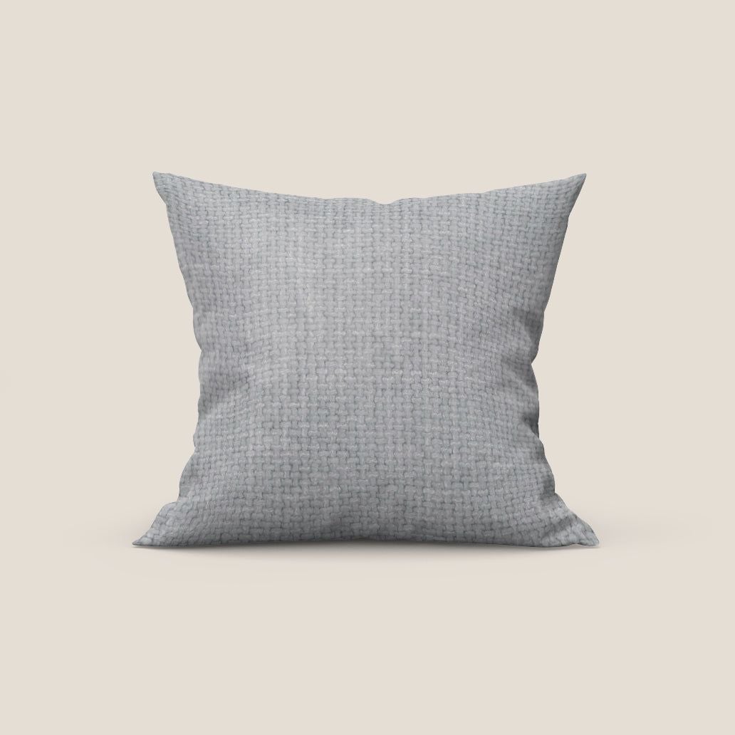 Montana cushion available in various colours made in soft fabric a trama grossa water-repellent by Divani Store