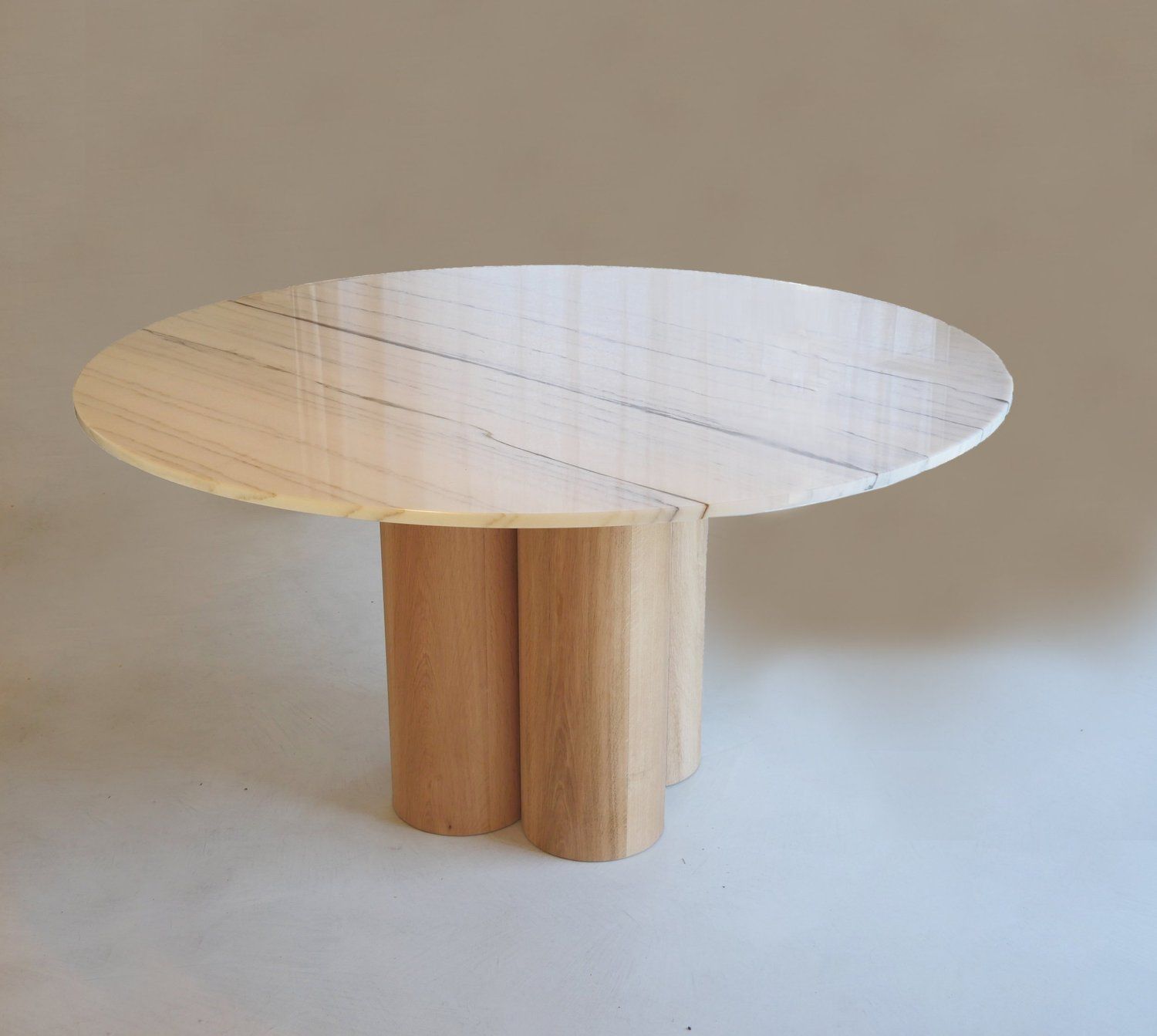 AXIS Wood & Marble Round table — DOVAIN Studio by Dovain Studio