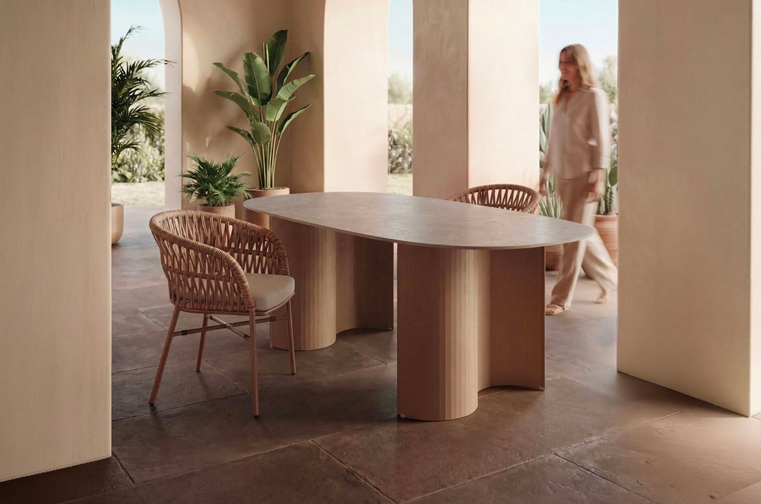 Onda Table by DRIGANI