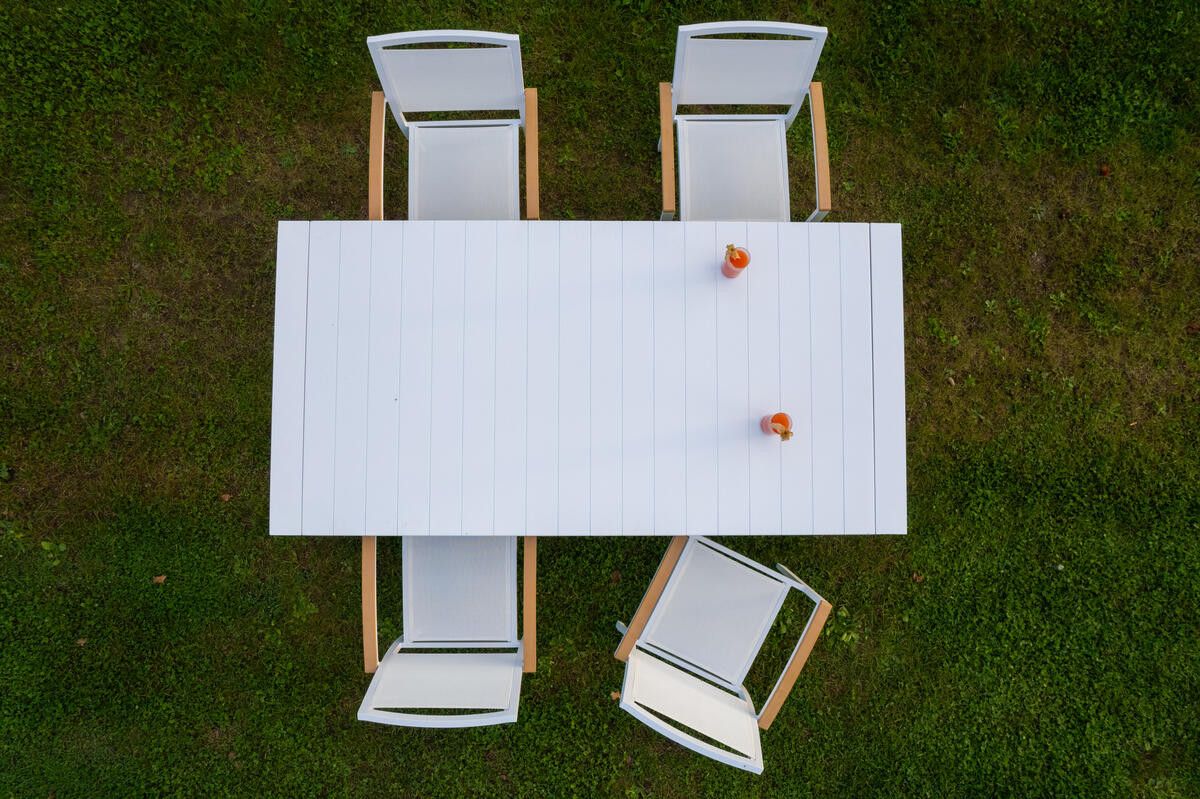 Petra alluminio Table Aluminium by DRIGANI