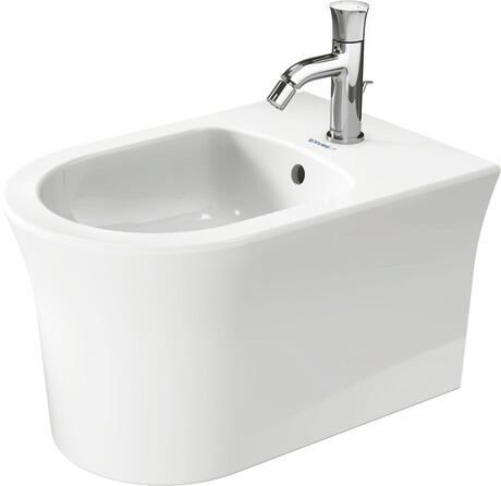 White Tulip Wall-mounted bidet by Duravit