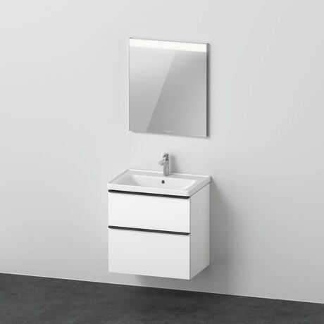 D-Neo Furniture washbasin with vanity unit and mirror by Duravit