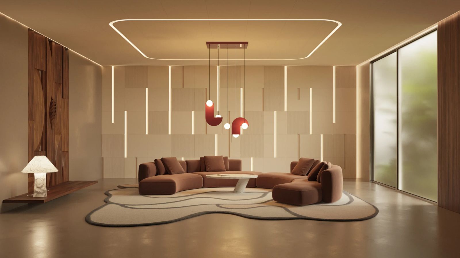 LUMOMESH - Acoustic ceiling panel by ECOcero