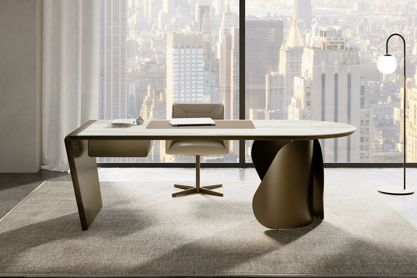 ONDA DESK_top ceramica by EFORMA