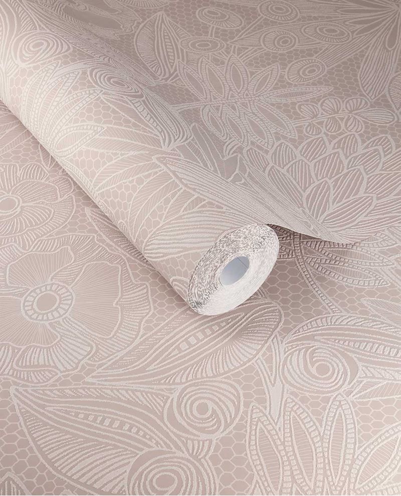 GILDED 340111 - Pink wallpaper by Eijffinger