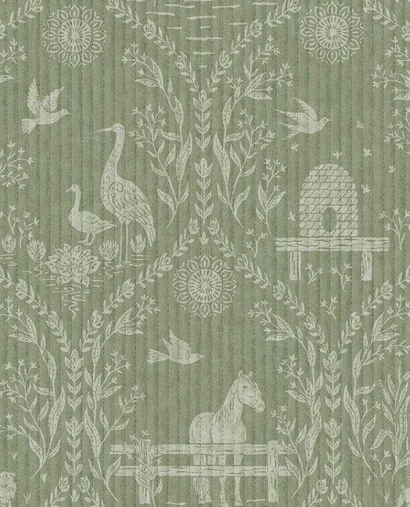 TINY TREASURES 363134 - Green wallpaper by Eijffinger