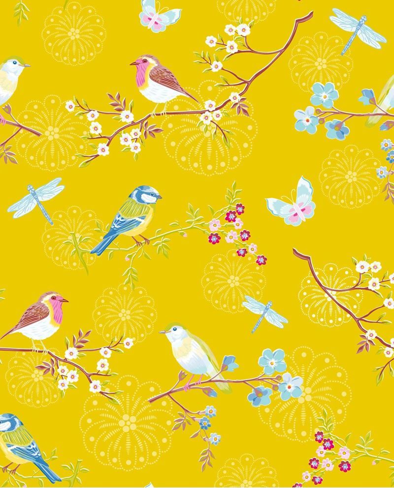 PIP STUDIO 4 375083 - Yellow wallpaper by Eijffinger