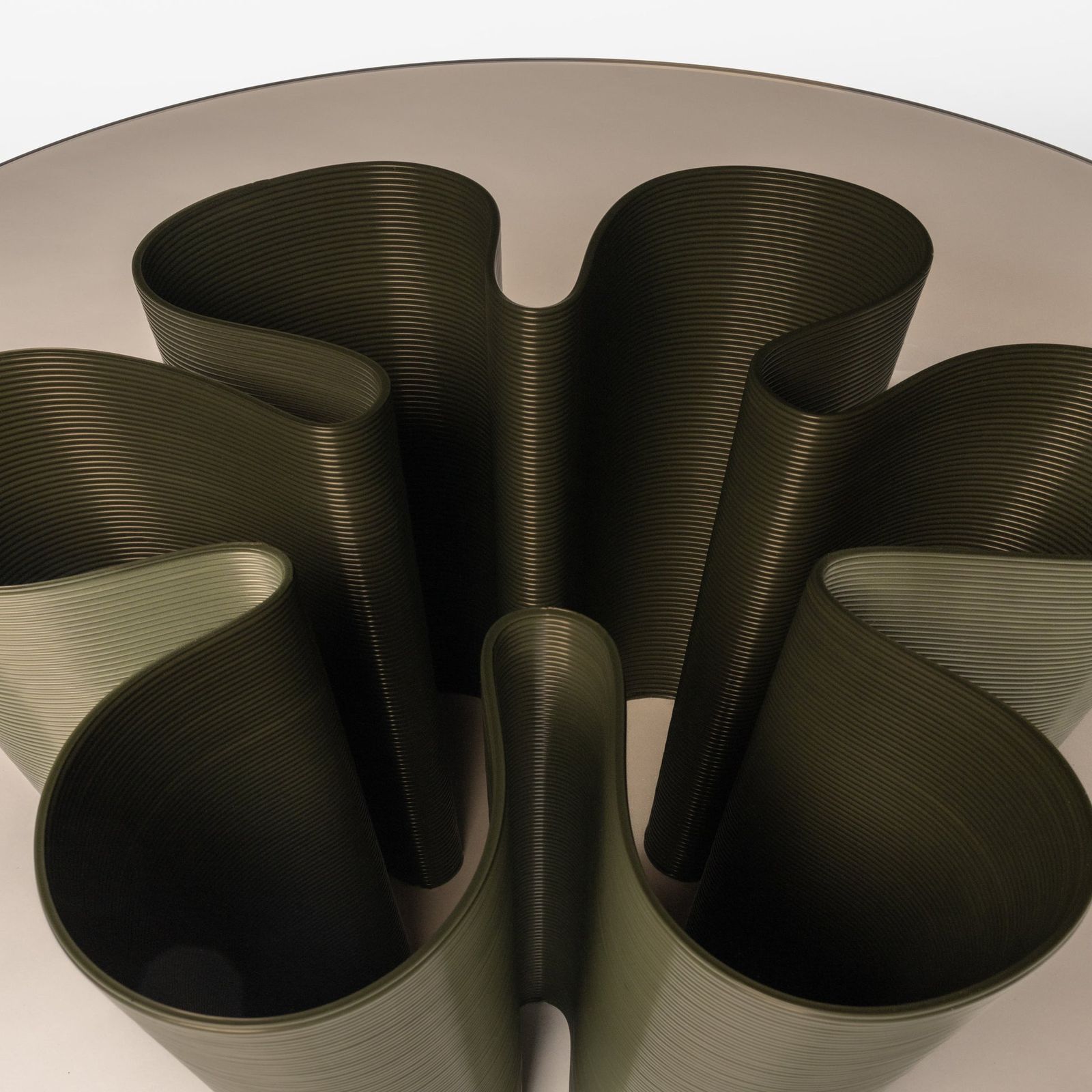 Anemone Coffee Table Olive by Ekbacken Studios
