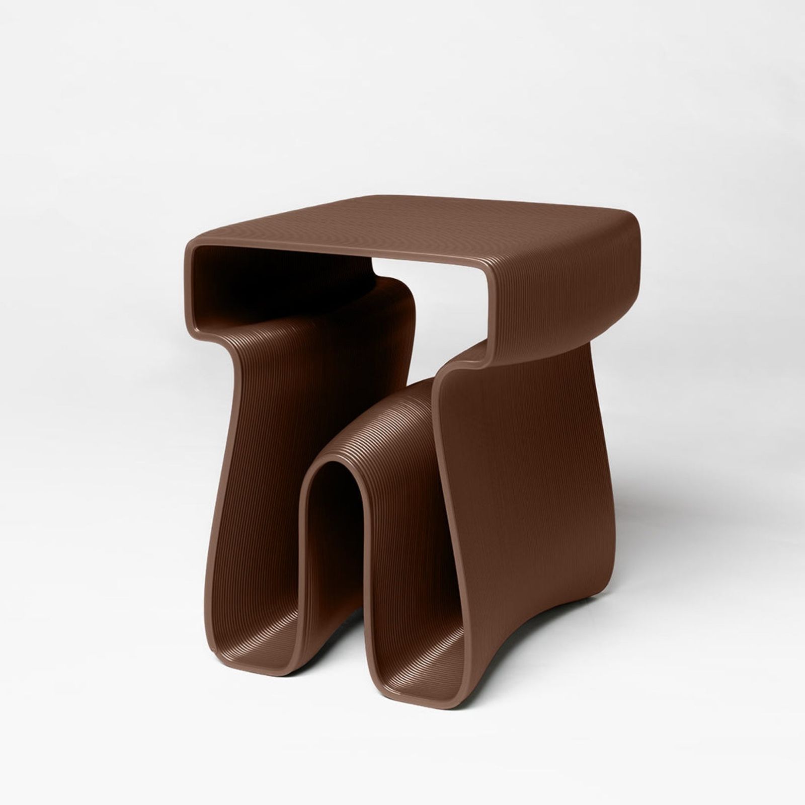Octopus Side Table Chocolate by Ekbacken Studios