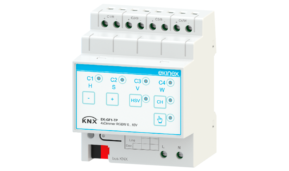 Dimmer 0-10 V 4 canali by EKINEX