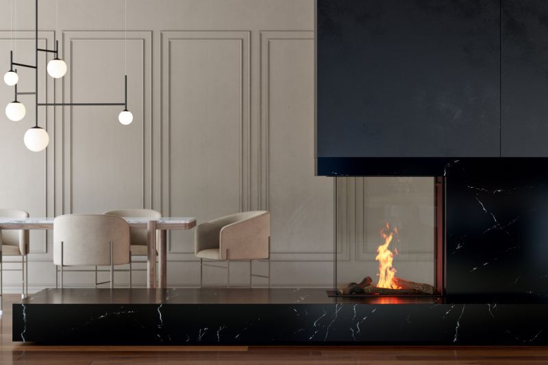 Sky Small Roomdivider bio outdoor Bio Ethanol fire by Element4