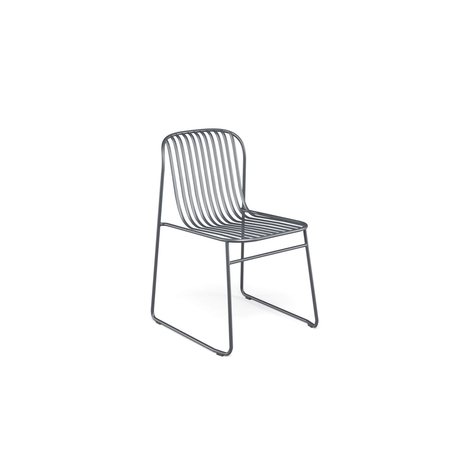 chair / outside in Steel - Collection Riviera by Emu