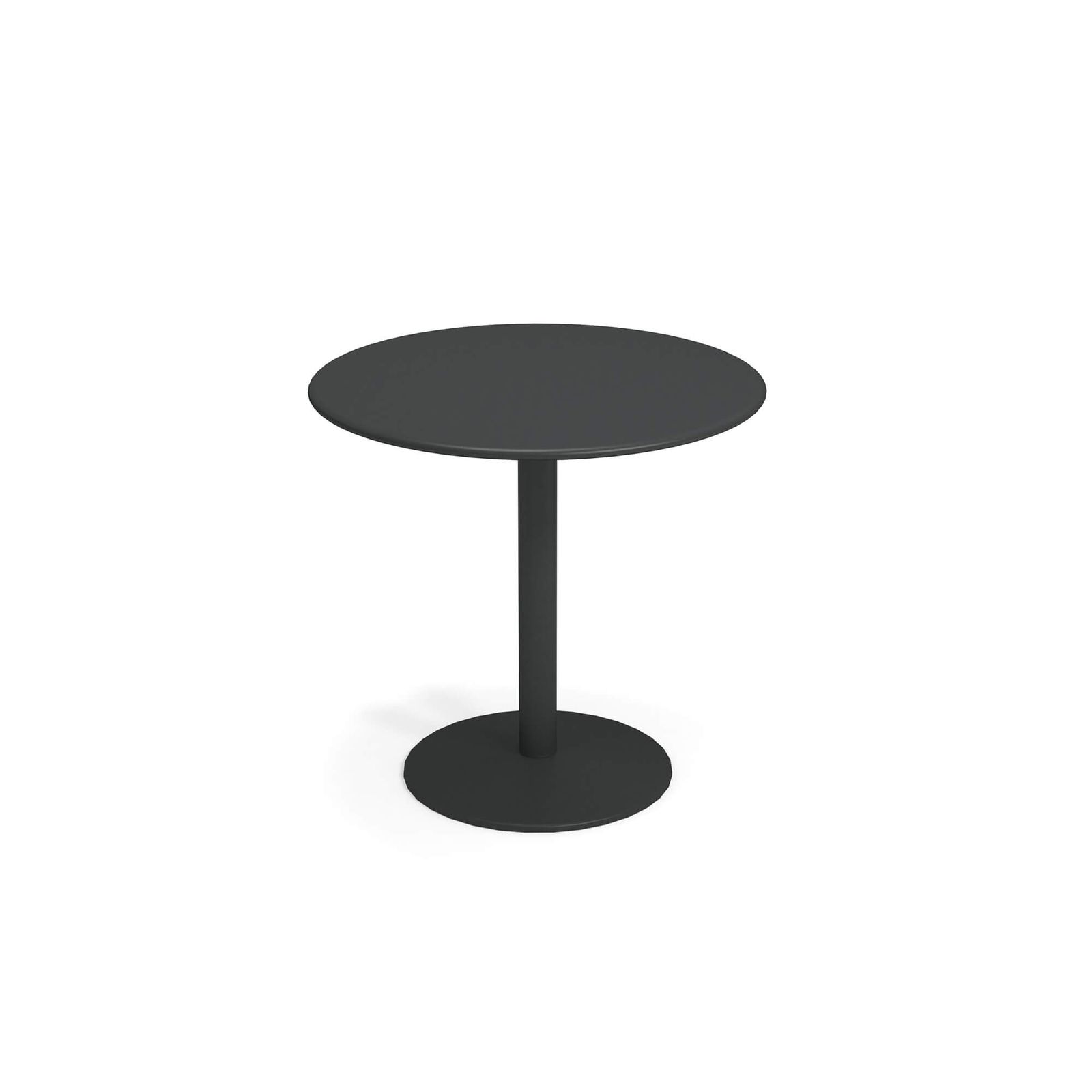 2/4 seats round table / outside in Steel - Collection Thor by Emu