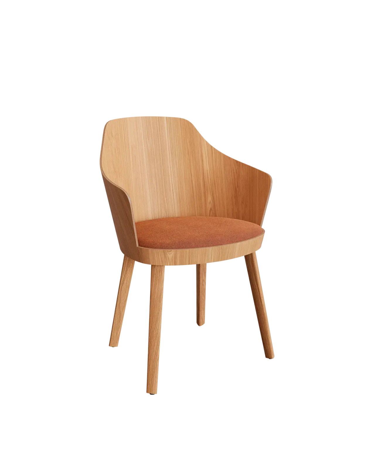 Silla Kaiak 4L Wood con brazos by ENEA